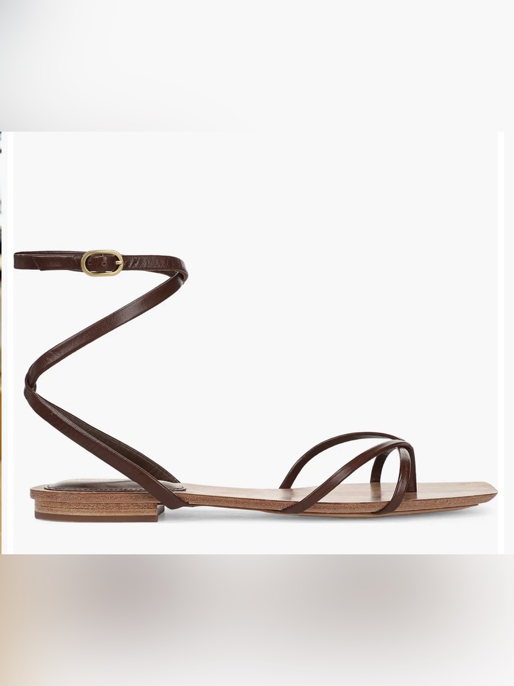 VERONICA BEARD
Allegra Suede Flat Ankle-Strap Sandals